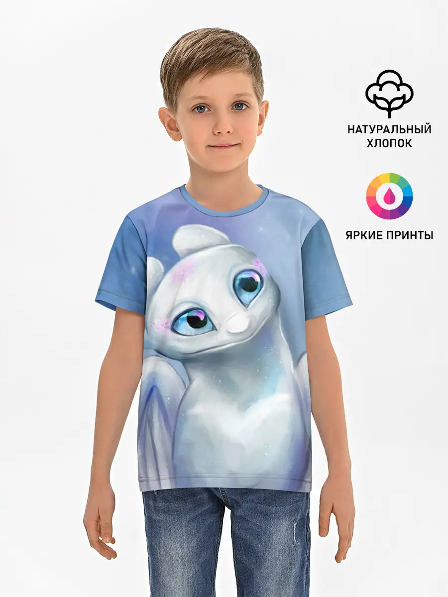 Детская базовая футболка / дневная фурия