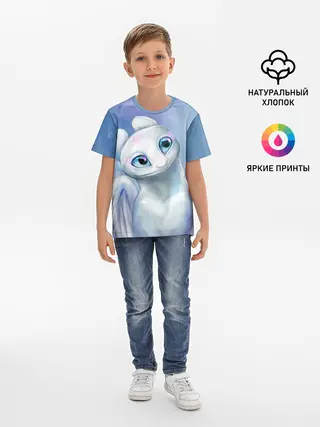 Детская базовая футболка / дневная фурия