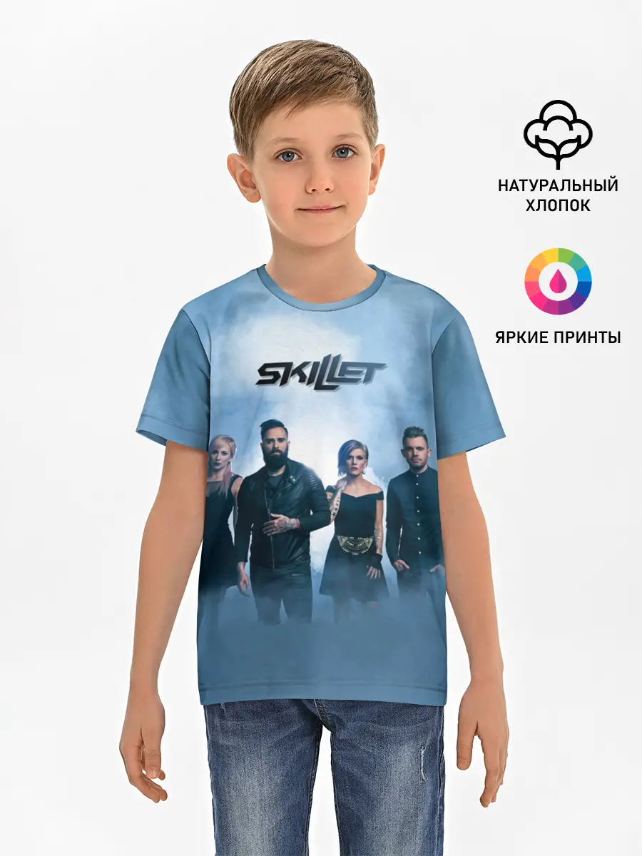 Детская базовая футболка / Skillet