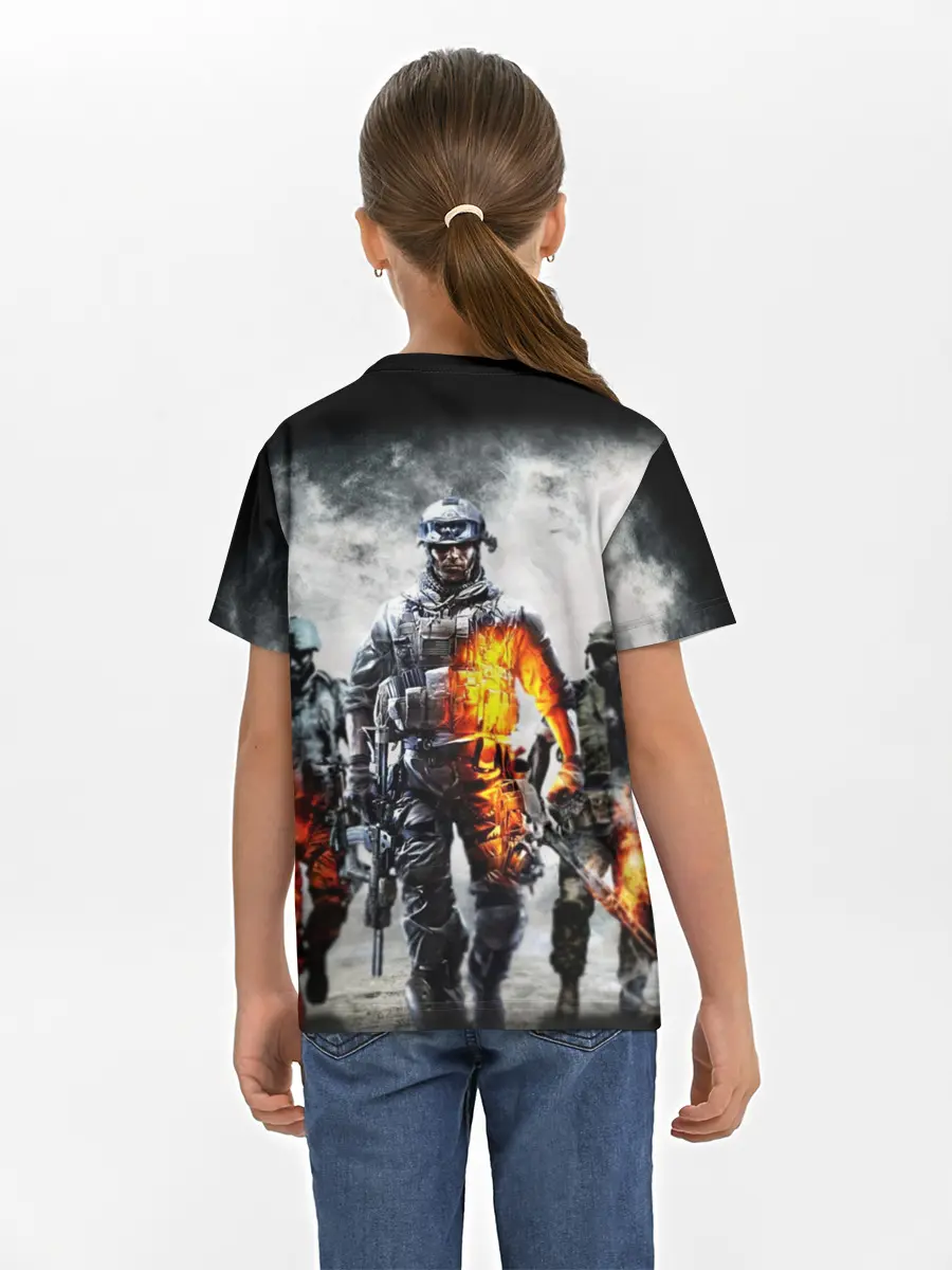 Детская базовая футболка / Battlefield | Батлфилд