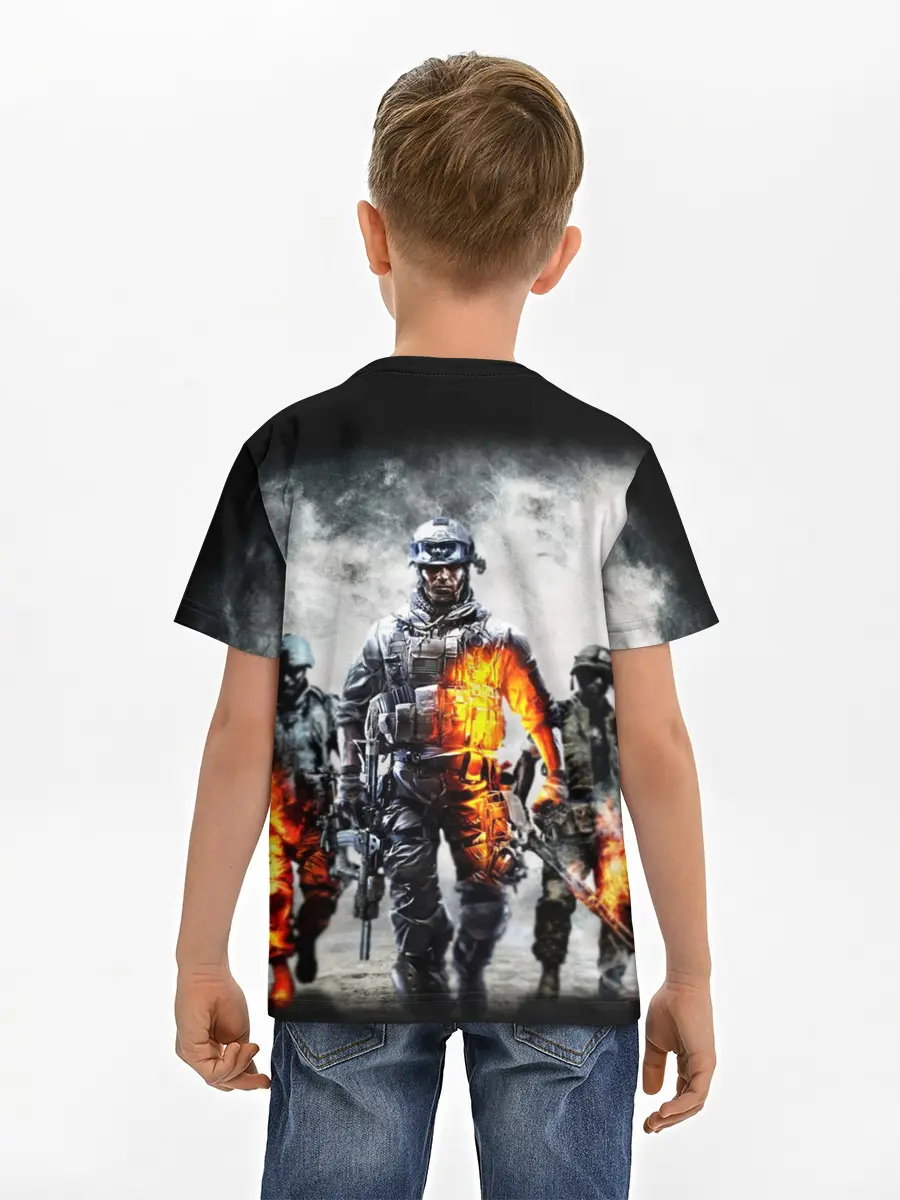 Детская базовая футболка / Battlefield | Батлфилд