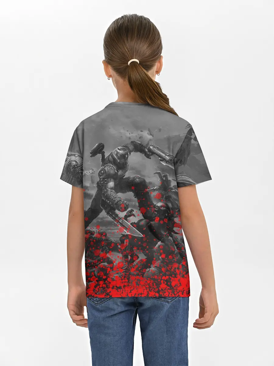 Детская базовая футболка / DOOM