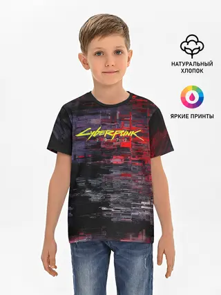 Детская базовая футболка / CyberPunk 2077