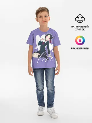 Детская базовая футболка / Love Kaguya Shinomiya