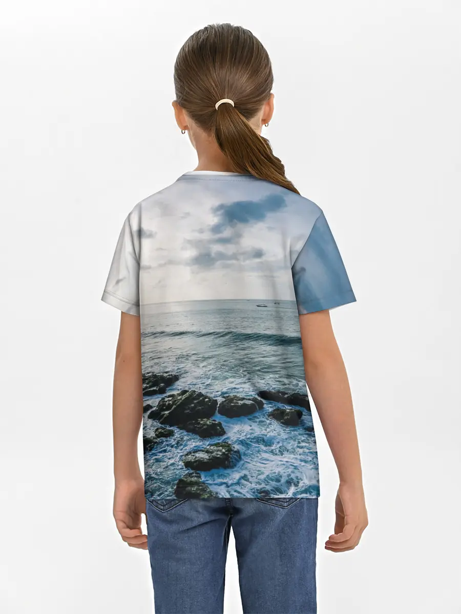 Детская базовая футболка / Море