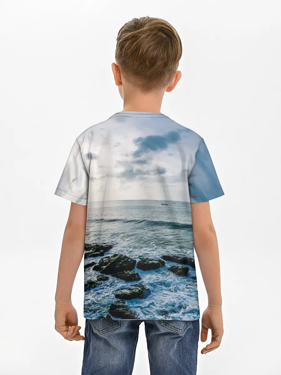 Детская базовая футболка / Море