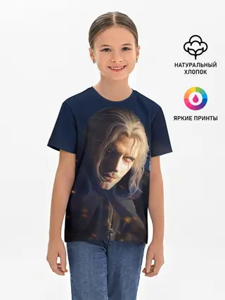 Детская базовая футболка / ВЕДЬМАК
