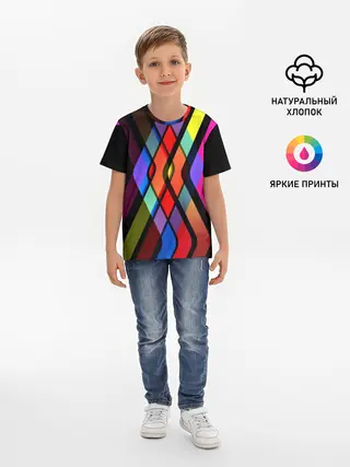 Детская базовая футболка / Пересечение