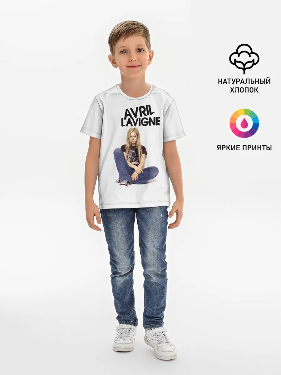 Детская базовая футболка / Аврил Лавин