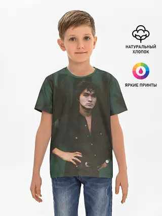 Детская базовая футболка / ВИКТОР ЦОЙ