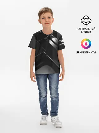 Детская базовая футболка / Текстура