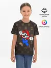 Детская базовая футболка / mario