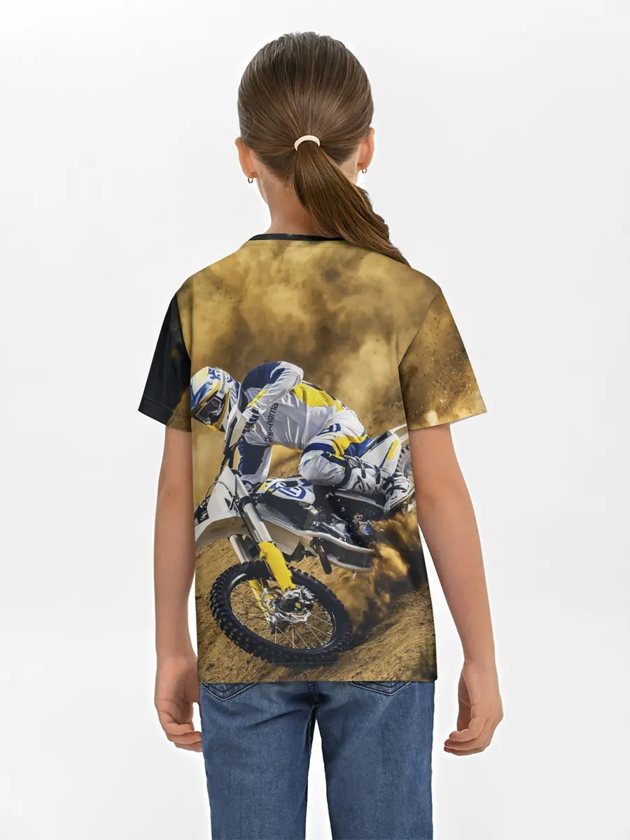 Детская базовая футболка / HUSQVARNA / ХУСКВАРНА / SPORT