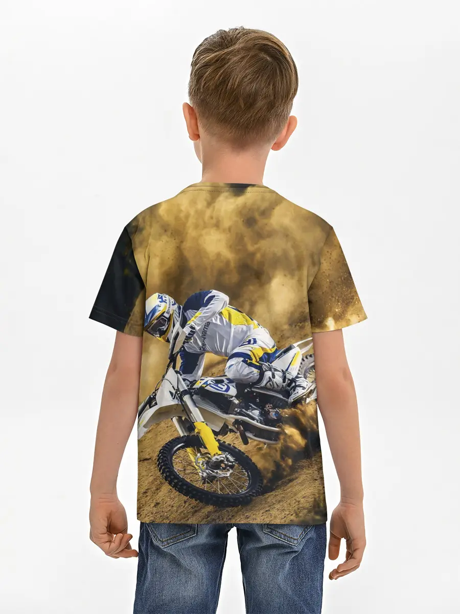 Детская базовая футболка / HUSQVARNA / ХУСКВАРНА / SPORT