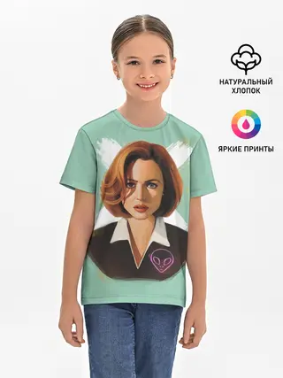 Детская базовая футболка / Дана Скалли