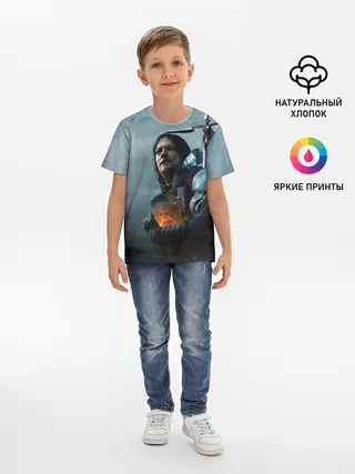 Детская базовая футболка / Сэм - DEATH STRANDING