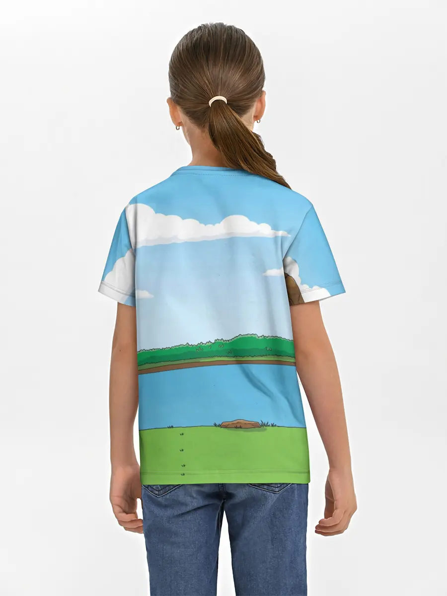 Детская базовая футболка / The simpsons