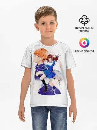 Детская базовая футболка / Корзинка фруктов