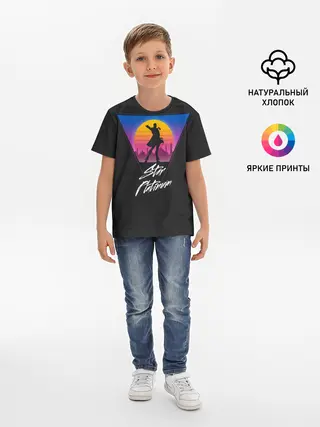 Детская базовая футболка / Приключения ДжоДжо