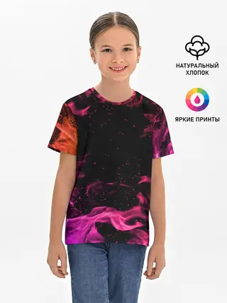 Детская базовая футболка / ОГОНЬ