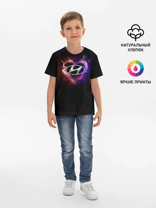 Детская базовая футболка / Hyundai