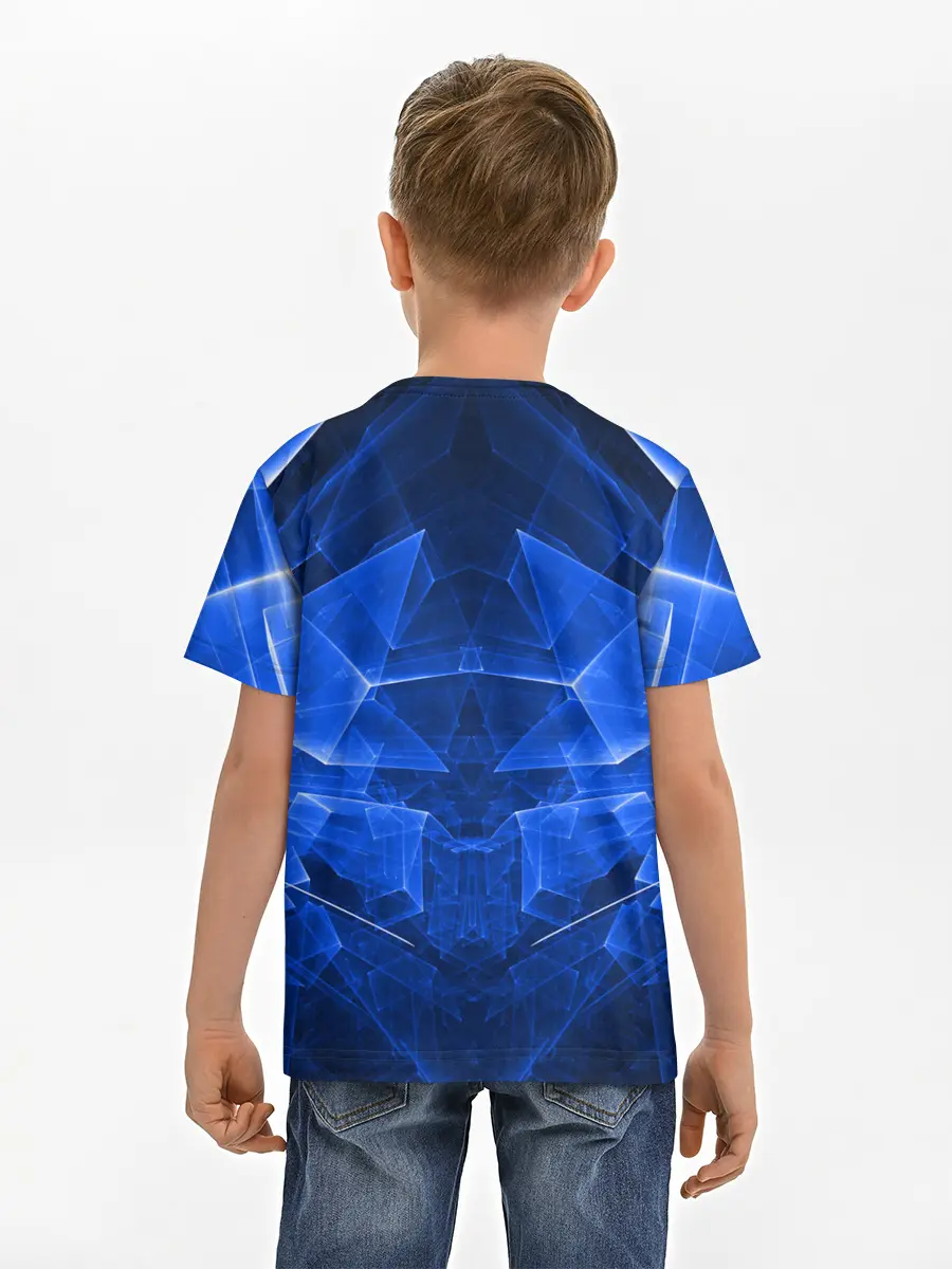 Детская базовая футболка / СИНЯЯ БРОНЯ