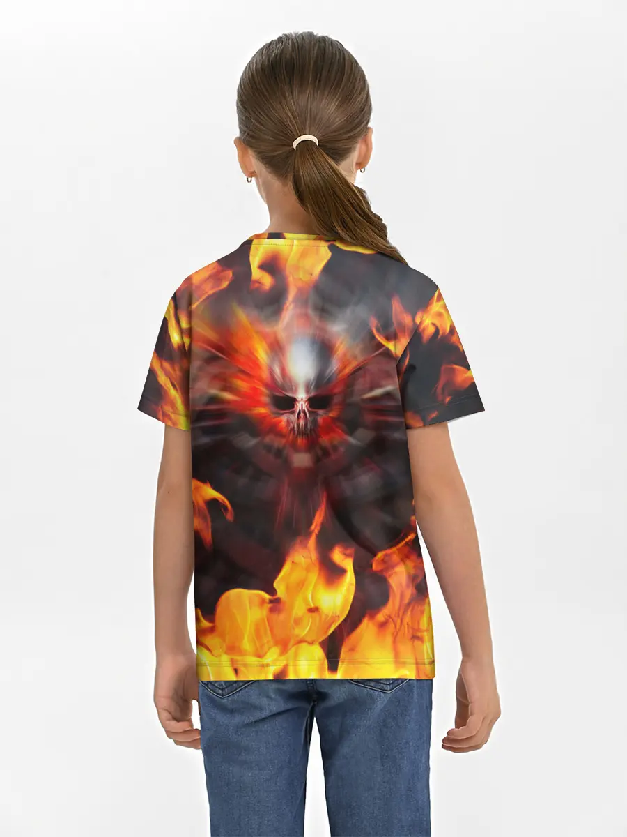 Детская базовая футболка / FIRE GEARS OF WAR | ПОСТЕР В ОГНЕ