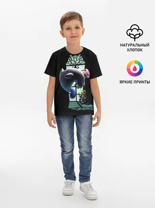 Детская базовая футболка / Luigis Mansion