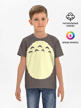 Детская базовая футболка / Животик Тоторо