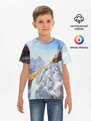 Детская базовая футболка / MINECRAFT