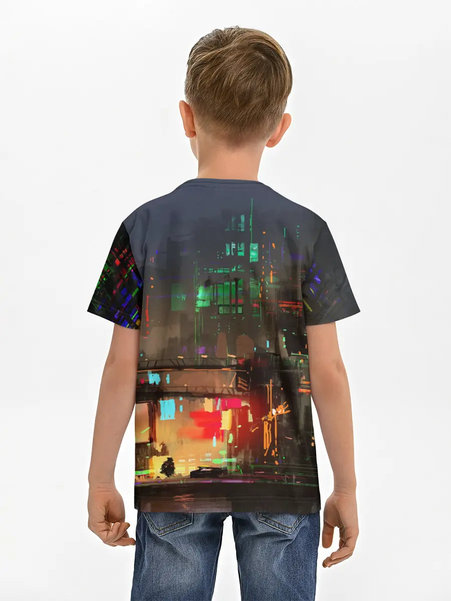 Детская базовая футболка / Cyber Punk 2077