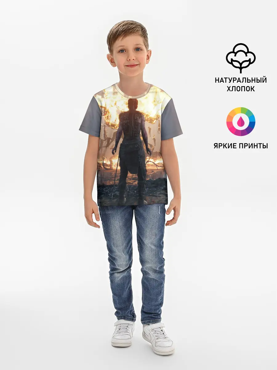 Детская базовая футболка / HellBlade