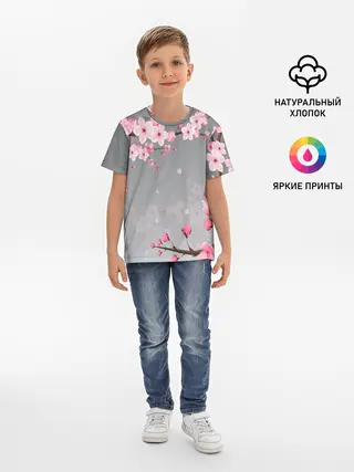 Детская базовая футболка / САКУРА | SAKURA