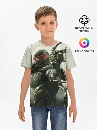 Детская базовая футболка / Crysis