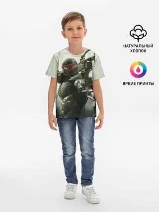 Детская базовая футболка / Crysis