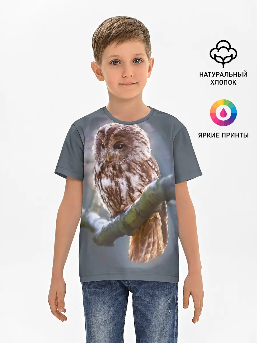Детская базовая футболка / Сова