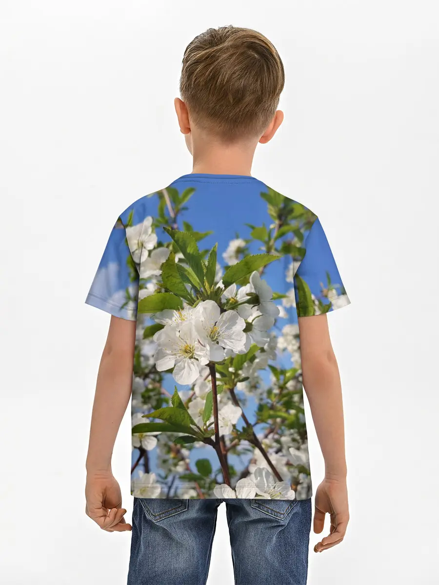Детская базовая футболка / Цвет вишни