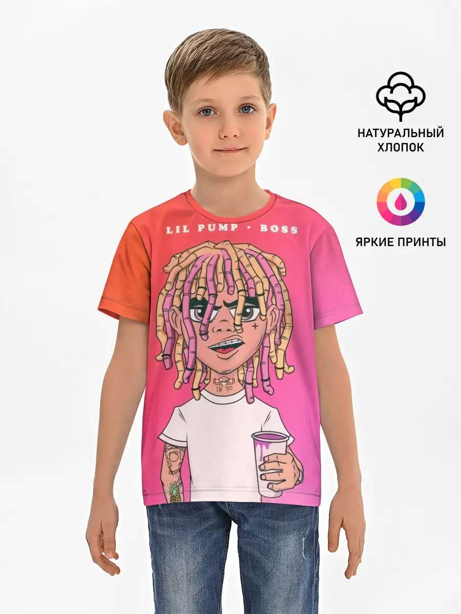 Детская базовая футболка / Lil Pump Boss