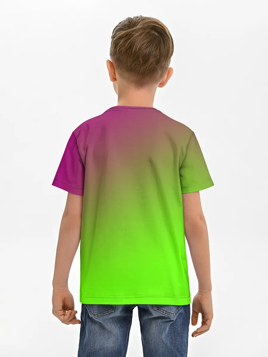 Детская базовая футболка / Кислотная