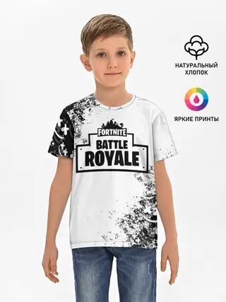 Детская базовая футболка / Fortnite & Marshmello