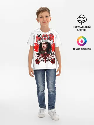 Детская базовая футболка / Thirty Seconds to Mars Джаред Лето