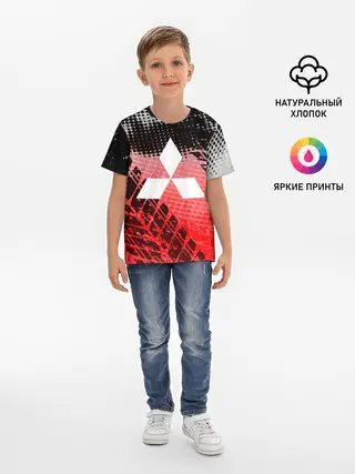 Детская базовая футболка / Mitsubishi sport auto motors