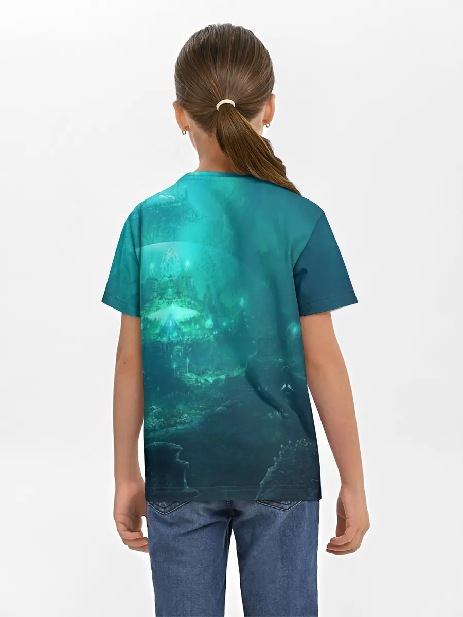 Детская базовая футболка / Дно морское