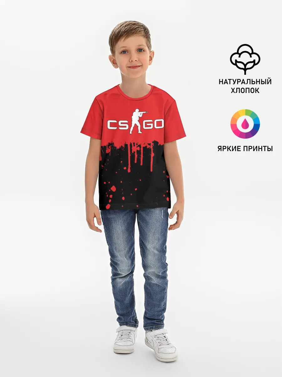 Детская базовая футболка / COUNTER STRIKE