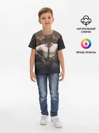 Детская базовая футболка / PUBG