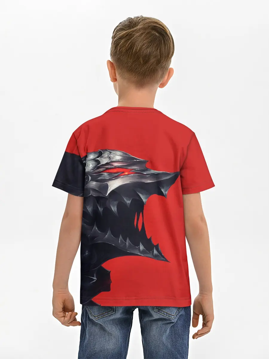 Детская базовая футболка / BERSERK маска