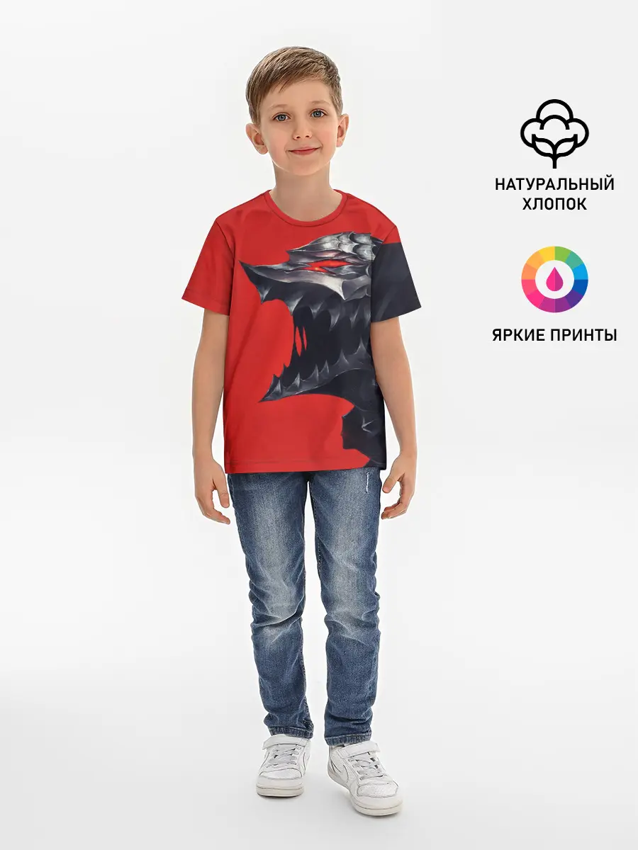 Детская базовая футболка / BERSERK маска