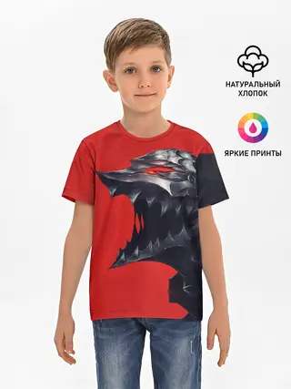 Детская базовая футболка / BERSERK маска