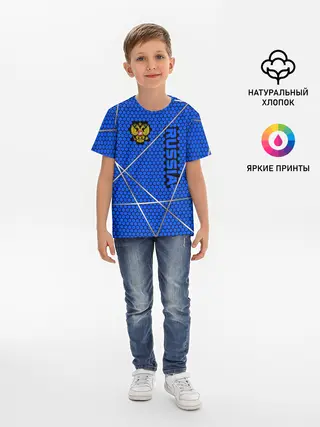 Детская базовая футболка / Russia
