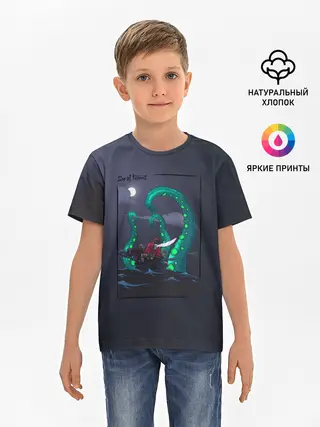 Детская базовая футболка / Кракен